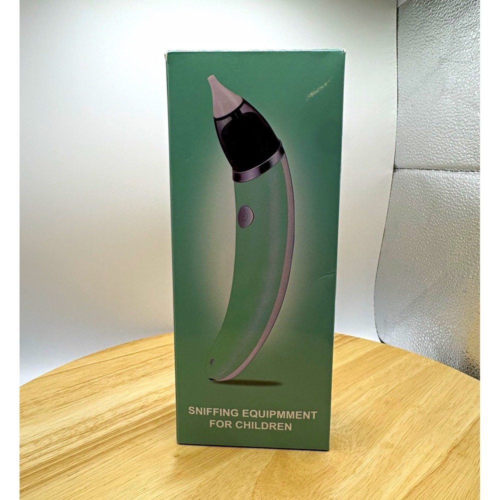 Rechargeable Children’s Nasal Aspirator w/ Two Suction Heads, Green